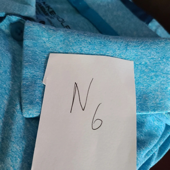 Nike golf polo shirt Men's sz.L blue - Picture 5 of 6